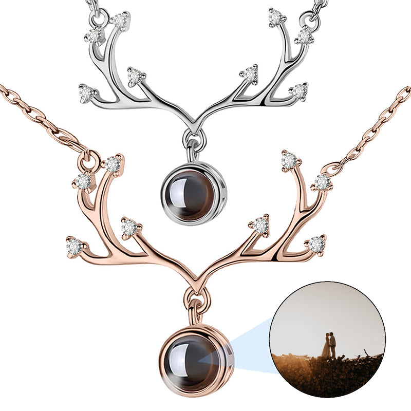 925 Sterling Silver Personalized Photo Necklace with Picture inside Custom Picture Necklace for Men Women Memorial Necklace with Picture Birthday Valentine's for Boyfriend Husband